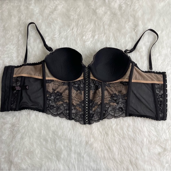 Victorias Secret lace embellished corset bustier 34C - Picture 9 of 15
